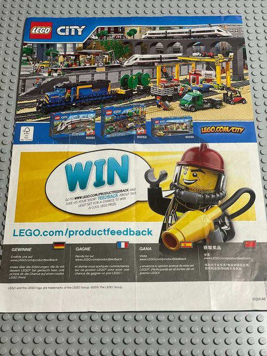 LEGO City 7895 switching tracks