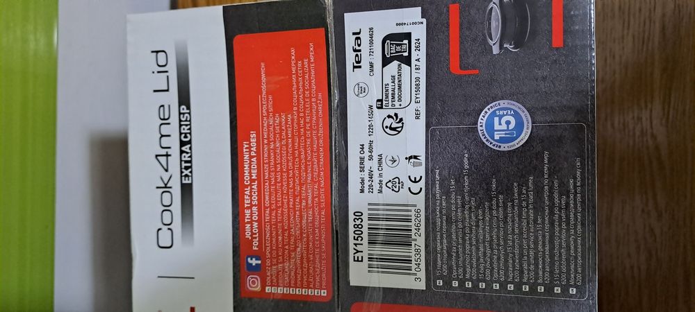 Tefal cook 4me+ extra crisp