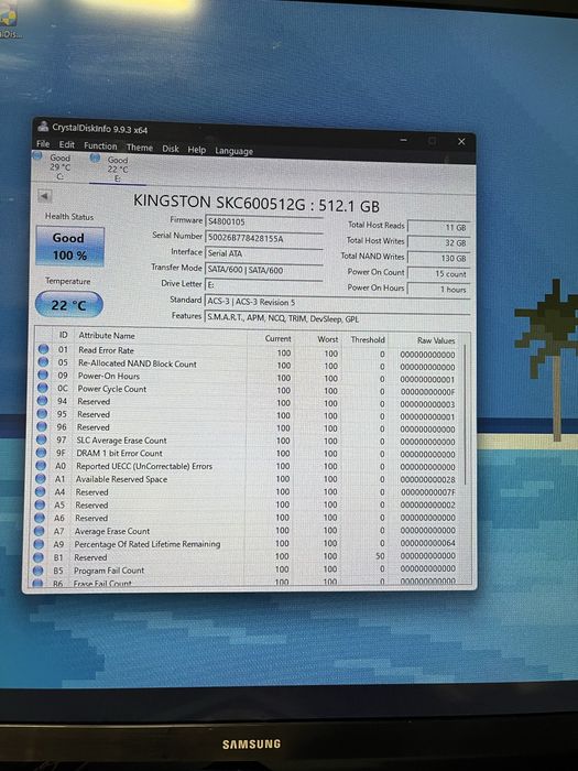SSD Kingston KC600 512GB