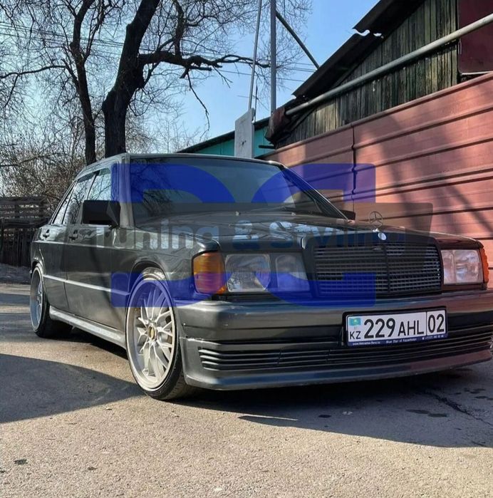 Бампер AMG / BBS Мерседес W190 W201 \ Спойлер EVO