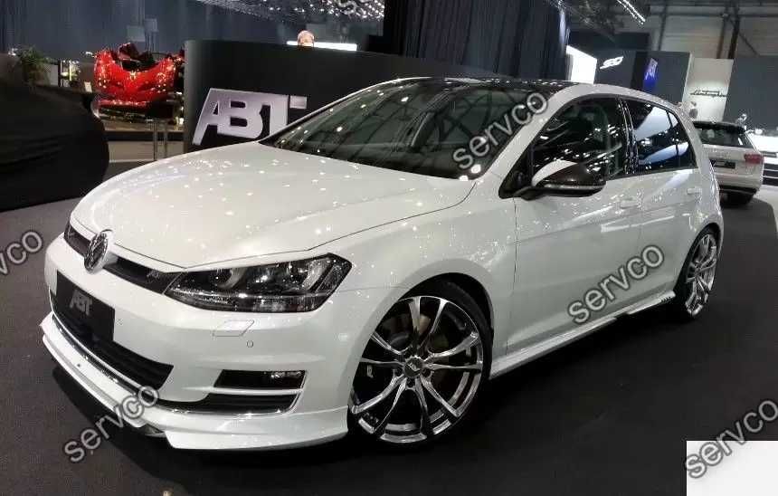 Prelungire spoiler tuning sport bara fata VW Golf 7 Mk7 ABT 2012-2016 ver2