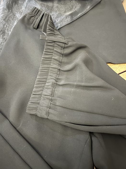 Чёрный костюм: топ+брюки