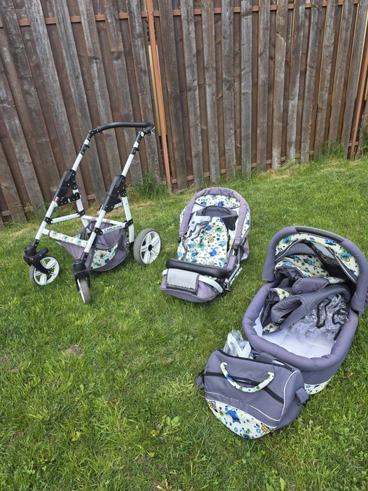 Carut bebe Carlo lux cu toate accesoriile