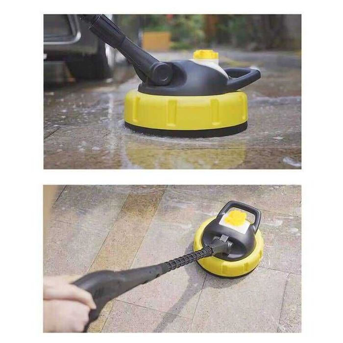 Perie spalat pavaj curte beton terasa cu rezervor de detergent