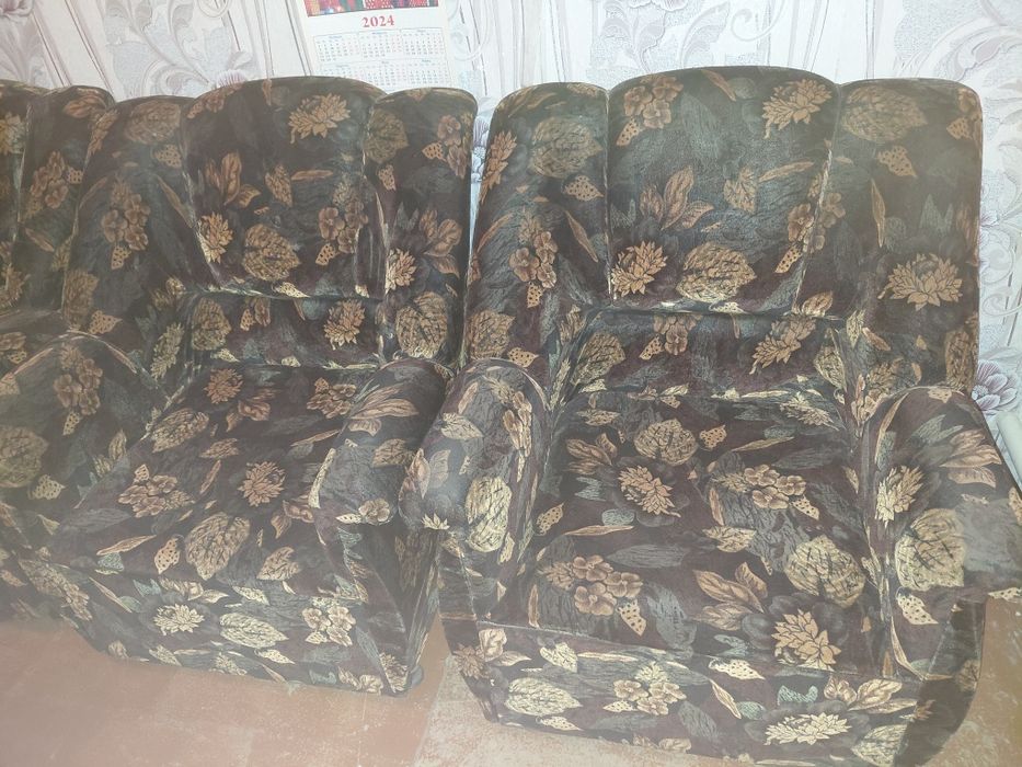 Продам диван и два кресла, диваны 3+2