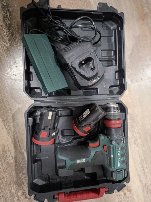Винтоверт Parkside + 2 батерии