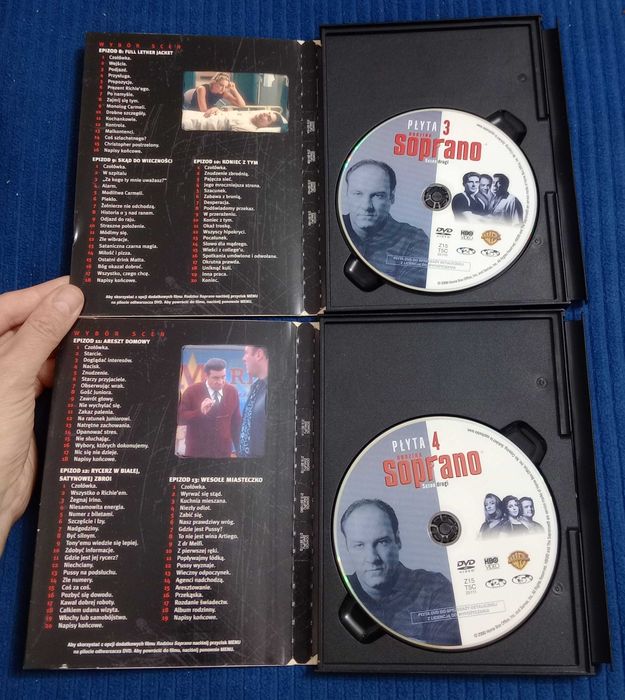 The Sopranos Season 2 2000 4 x DVD sezon complet