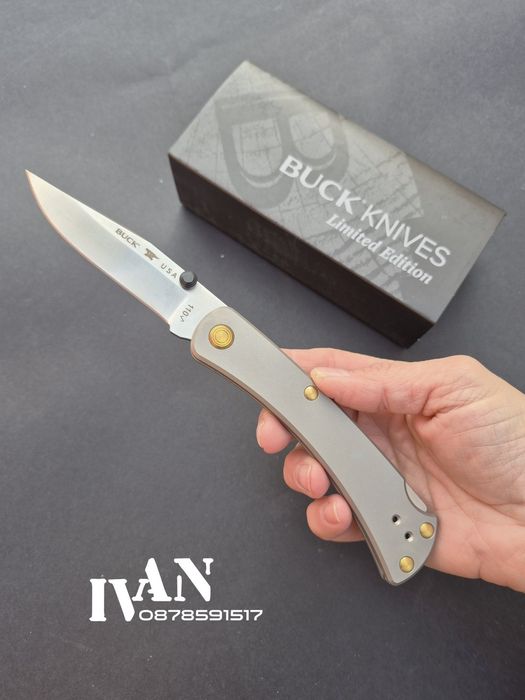Нож Buck-110 Slim Pro Titanium Limited