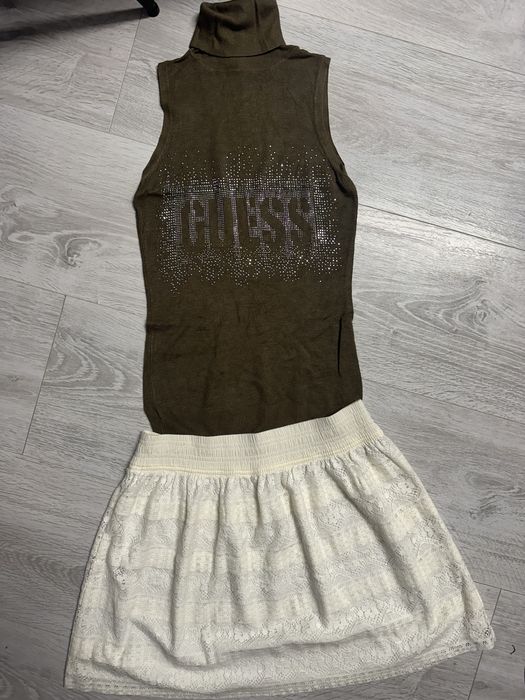 Helanca Guess+blugi Mango+fusta H&M, toate XS, stare excelenta