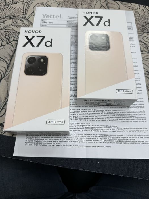 Honor X7d 8/256gb - нови с гаранция