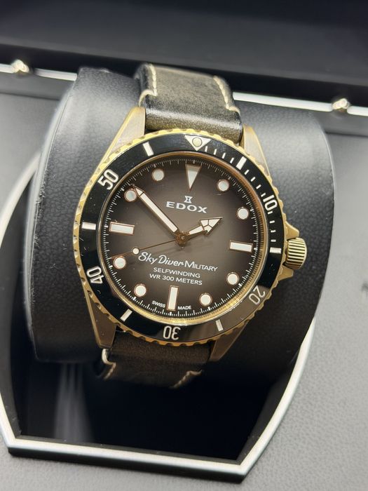 Edox Skin Diver Military Automat
