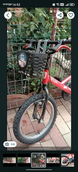Bicicleta copii b-twin