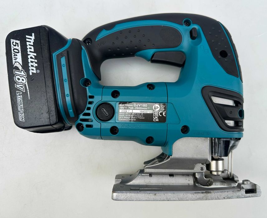 Makita DJV180 - Акумулаторен прободен трион 2x18V 5.0Ah перфектен!