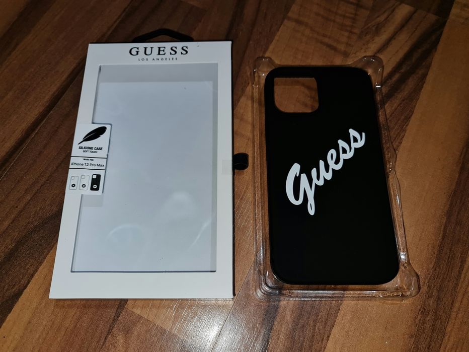 Husa silicon originala Guess Silicone Case Apple iPhone 12 Pro Max