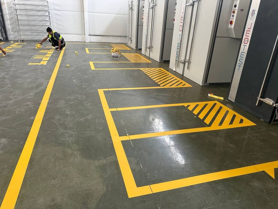 Yo'l yotiq chiziqlarini chizish xizmati