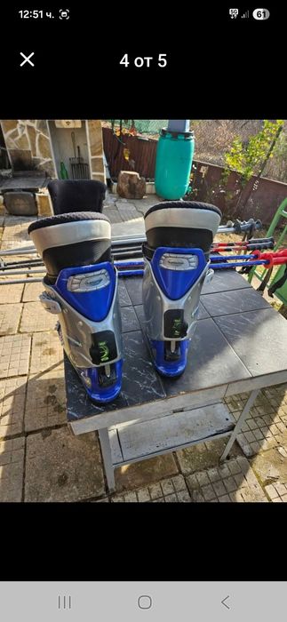 Ски и ски обувки ските са сервизирани 160 см обувките са запазени едни