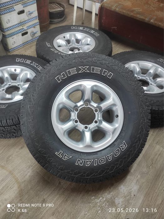 Диски с резиной Паджеро R15