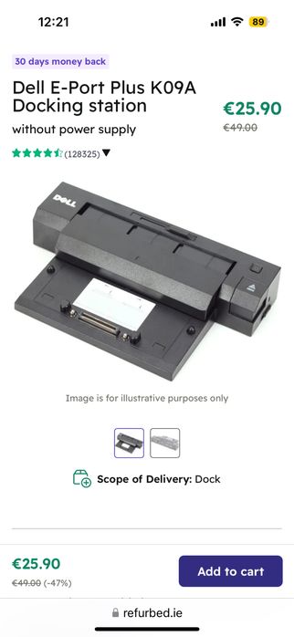 Docking station DELL D09A