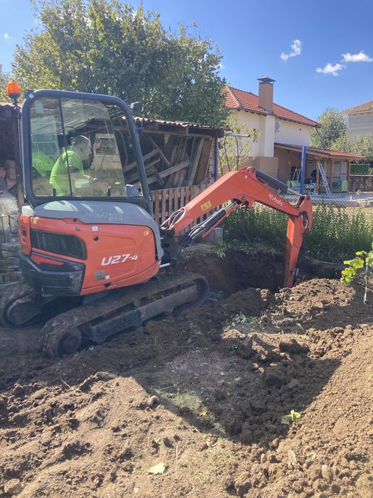 Услуги с багер ,бобкат и самосвал