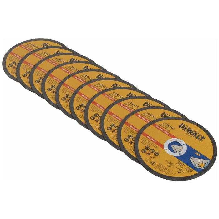 Дискове карбофлексови DеWALT DT3507 , 125х1 mm, 10 броя