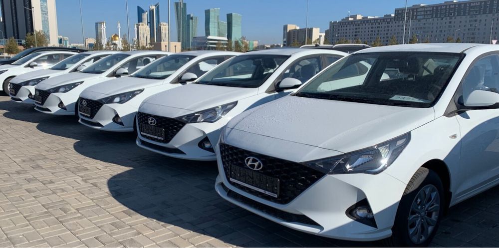 Аренда Акцент 7000тг под такси выкуп Accent аренда авто прокат
