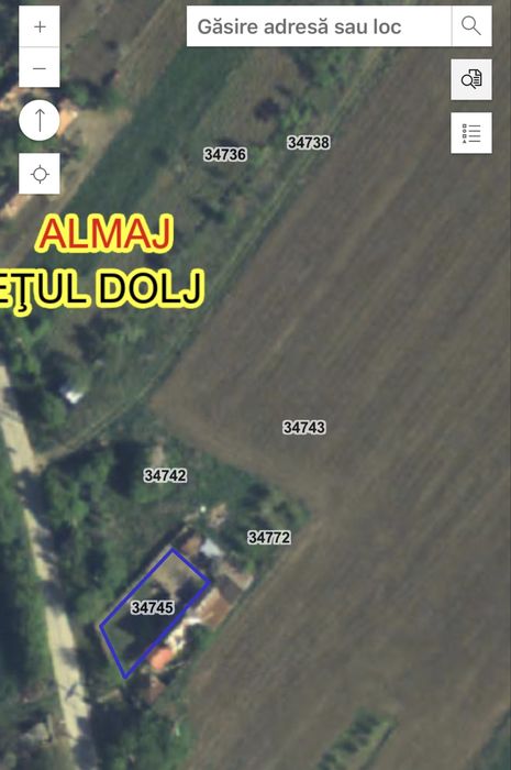 Teren Almaj/ Mosneni 1350 mp toate utilitatile