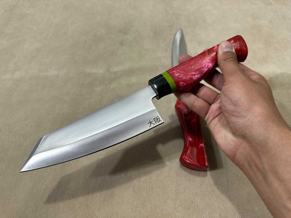 Cuțit Profesional Chef Kiritsuke Bunka Oțel D2, Nou