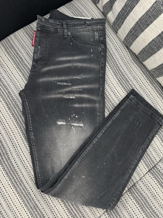 Blugi gri barbati M Premium