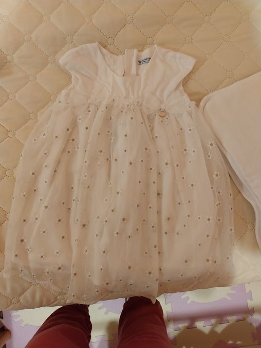 Бебешка официална рокля 98