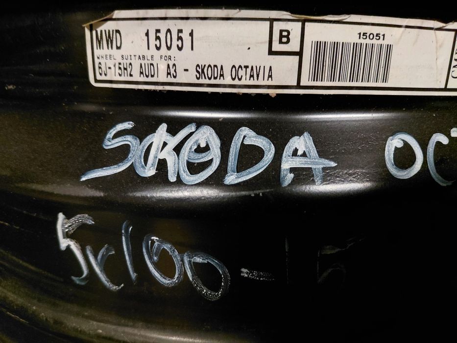 5×100-15 Skoda 4бр.джанти