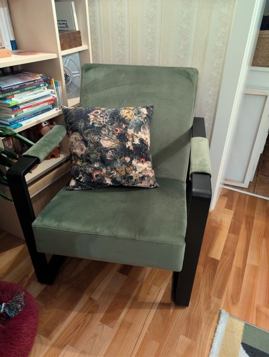 Fotoliu robust catifea