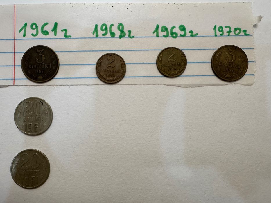 Монеты СССР, хорошего качества