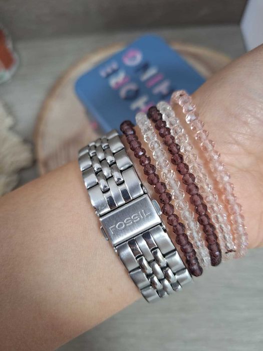 Ceas Fossil – cronograf – oțel inoxidabil – argintiu