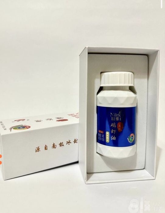 Greenleaf  "Nilrich" Omega 3 kril oil baliq yogʻi (orginal 100%)