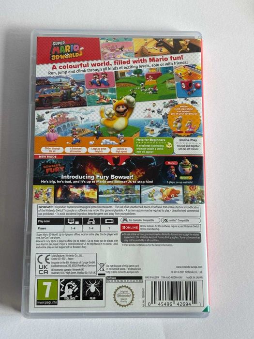 Super Mario World 3D bowser Fury Nintendo Switch