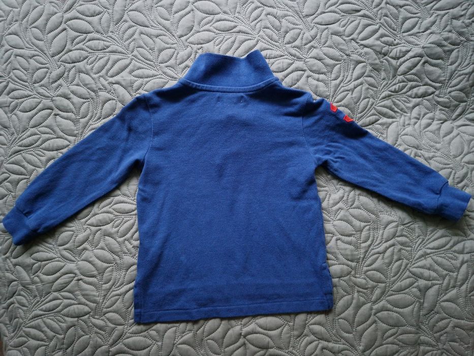 Tricou polo, maneca lunga, Ralph Lauren, marime 18 luni