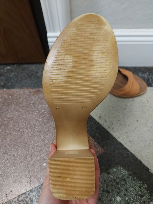 Дамски сандали, естествена кожа, 39 номер