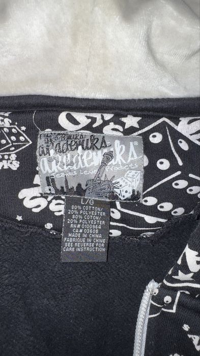 Y2K Akademiks Head Cracks Суичър