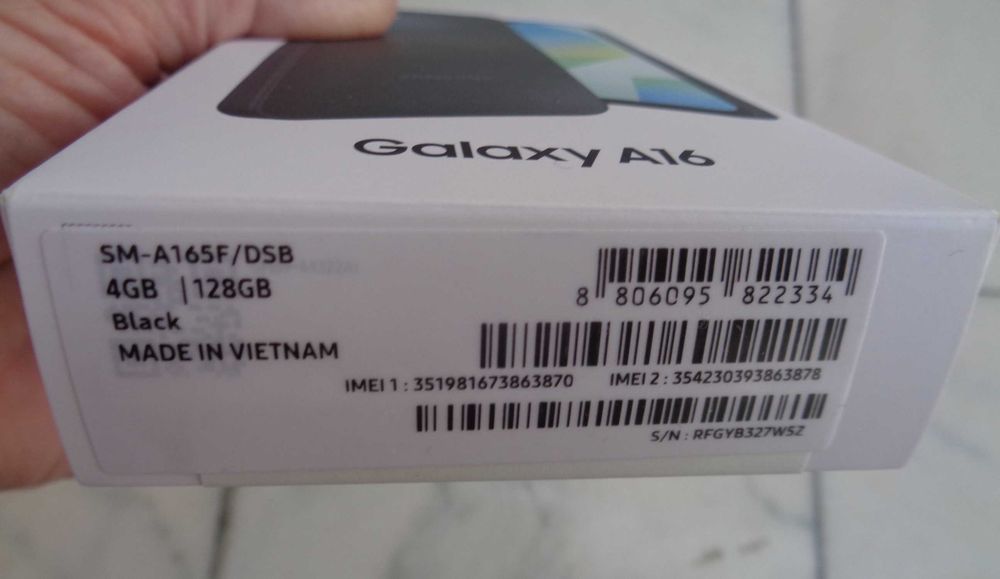 Telefon Samsung Galaxy A16, 128 GB, nou, sigilat, cu garanție