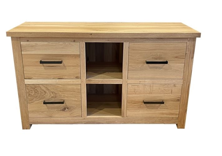 Comoda-mobilier  lemn masiv de stejar reciclat