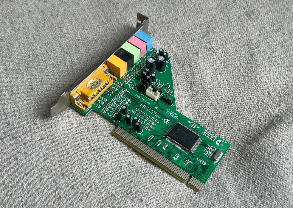 Placă de sunet PCI C Media CMI8738 6CH 5.1 Audio compatibil Windows