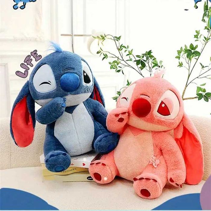 Плюшена играчка Стич, Розов/Син, Lilo Stitch плюшени играчки
