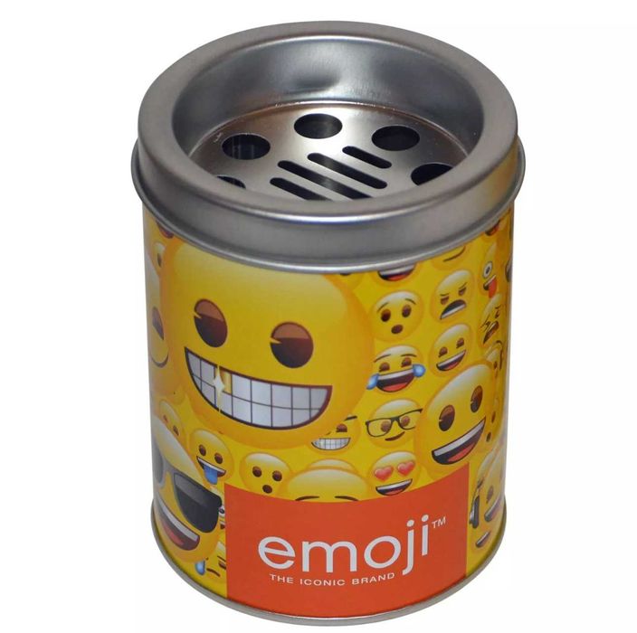 Метален пепелник Emoji с подвижен капак
