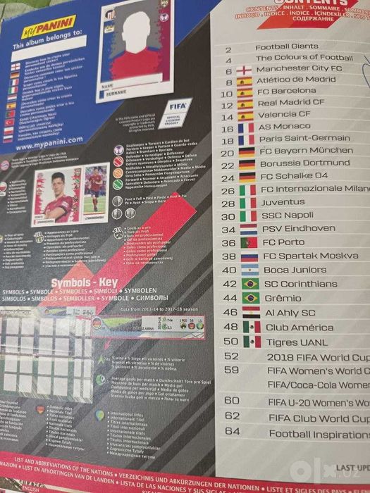 Журнал Panini (Official Sticker Album 2019)