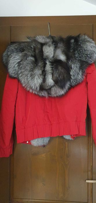 Geaca cu blana de vulpecCCM BOUTIQUE