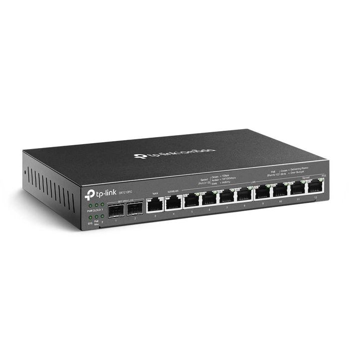 ER7212PC Гигабитный VPN-маршрутизатор Omada и 8 портами PoE+