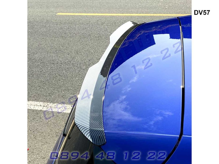 Тунинг Лип Спойлер Крило Багажник Капак VW Golf 8 Голф 8 2020+ Карбон