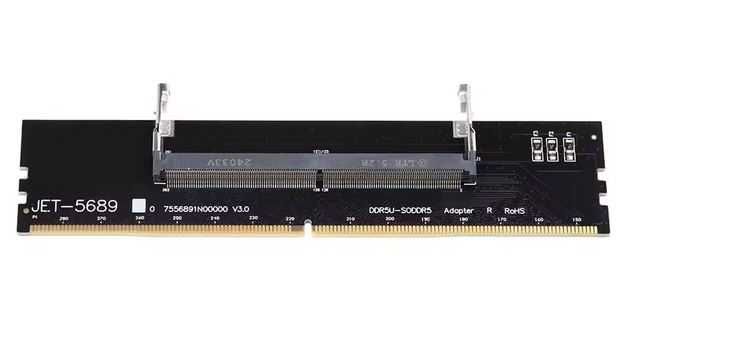 Адаптер за памет от лаптоп към настолен компютър DDR5