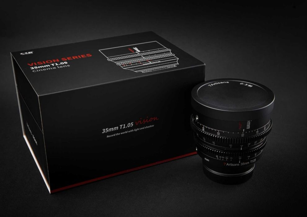 7 Artisans T1.05 Cine Obiectiv 25mm, 35mm, 50mm E Mount Sony, Manual Focus Set