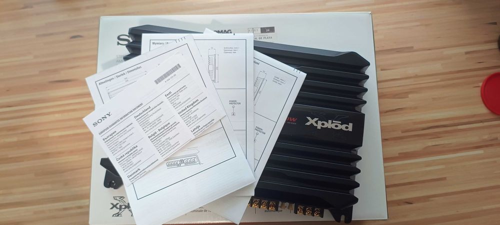 Pachet Subwoofer Crunch MRQ12 + Difuzor + Amplificator Sony XM-N1004